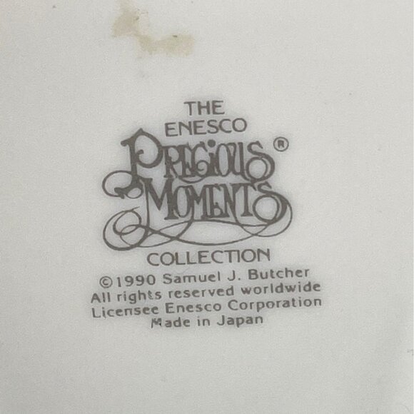 The Enesco Precious Moments Collection Porcelain Shelf Sitter Sign, 1990 - Picture 7 of 11